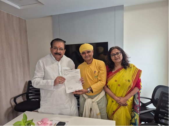Mahacharya Sourabh J. Sarkar appointed as State President-West Bengal of Bharatiya Krishak Samaj