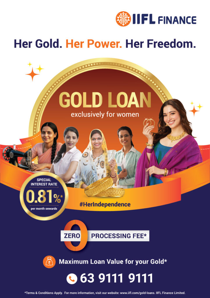 IIFL Finance Launches Special Gold Loan Scheme for Women Ahead of Independence Day