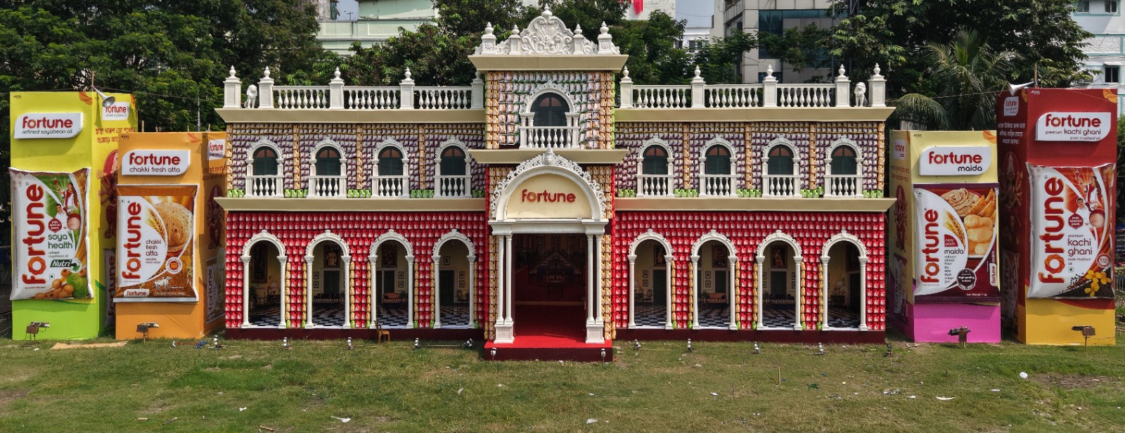 Fortune Celebrates Durga Puja with Grand Rajbari Installation, Food Art and Community Initiatives